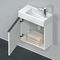 Duravit Waschtischunterbau D-NEO 440x484x222mm 1 Tür Türanschl li we matt