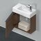 Duravit Waschtischunterbau D-NEO 440x484x222mm 1 Tür Türanschl li NB dkl