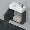 Duravit Waschtischunterbau D-NEO 440x484x222mm 1 Tür Türanschl li grap ma