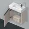 Duravit Waschtischunterbau D-NEO 440x484x222mm 1 Tür Türanschl li taupe