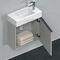 Duravit Waschtischunterbau D-NEO 440x484x222mm 1 Tür TA re betongr ma