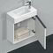 Duravit Waschtischunterbau D-NEO 440x484x222mm 1 Tür Türanschl re we matt
