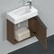 Duravit Waschtischunterbau D-NEO 440x484x222mm 1 Tür Türanschl re NB dkl