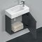 Duravit Waschtischunterbau D-NEO 440x484x222mm 1 Tür Türanschl re grap ma
