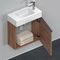 Duravit Waschtischunterbau D-NEO 440x484x222mm 1 Tür Türanschl re NB na