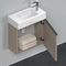 Duravit Waschtischunterbau D-NEO 440x484x222mm 1 Tür Türanschl re leinen