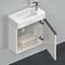 Duravit Waschtischunterbau D-NEO 440x484x222mm 1 Tür Türanschl re we hgl