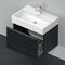 Duravit Waschtischunterbau D-NEO 1 Auszug 440x684x442mm eiche schwarz