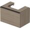 Duravit Waschtischunterbau D-NEO 1 Auszug 440x684x442mm eiche terra