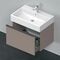 Duravit Waschtischunterbau D-NEO 1 Auszug 440x684x442mm basalt matt