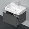 Duravit Waschtischunterbau D-NEO 1 Auszug 440x684x442mm graphit matt