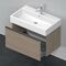 Duravit Waschtischunterbau D-NEO 1 Auszug 440x784x442mm eiche terra