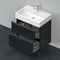 Duravit Waschtischunterbau D-NEO 1 Ausz. 1 Schubk. 625x684x442mm Ei sw