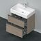 Duravit Waschtischunterbau D-NEO 1 Ausz. 1 Schubk. 625x684x442mm Ei terra
