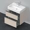 Duravit Waschtischunterbau D-NEO 1 Ausz. 1 Schubk. 625x684x442mm taupe