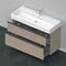 Duravit Waschtischunterbau D-NEO 1 Ausz. 1 Schubk. 625x1184x442mm leinen