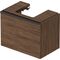 Duravit Waschtischunterbau D-NEO Compact 440x584x372mm, 1 Auszug nussbaum dunkel