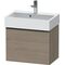 Duravit Waschtischunterbau D-NEO Compact 440x584x372mm, 1 Auszug eiche terra