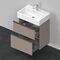 Duravit Waschtischunterbau D-NEO Compact 625x584x372mm 1 Ausz. 1 Schubk. bas mat