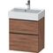 Duravit Waschtischunterbau D-NEO Compact 625x584x372mm 1 Ausz. 1 Schubk. NB natu