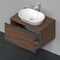 Duravit Waschtischunterbau D-NEO 1 Auszug 459x800x550mm nussbaum dunkel