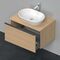 Duravit Waschtischunterbau D-NEO 1 Auszug 459x800x550mm eiche natur