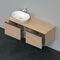 Duravit Waschtischunterbau D-NEO 459x1400x550mm 2 Au Be links eiche natur