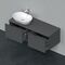Duravit Waschtischunterbau D-NEO 459x1400x550mm 2 Au Be li graphit matt