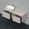 Duravit Waschtischunterbau D-NEO 459x1400x550mm 2 Au Becken links taupe