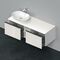 Duravit Waschtischunterbau D-NEO 459x1400x550mm 2 Au Be li weiß hochglanz