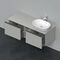 Duravit Waschtischunterbau D-NEO 459x1400x550mm 2 Au Be re betongrau matt