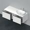 Duravit Waschtischunterbau D-NEO 459x1400x550mm 2 Au Be rechts weiß matt