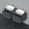 Duravit Waschtischunterbau D-NEO 459x1400x550mm 2 Au Be beids grap matt