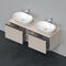 Duravit Waschtischunterbau D-NEO 459x1400x550mm 2 Au Be beidseitig taupe