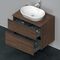 Duravit Waschtischunterbau D-NEO 2 Schubk 644x800x550mm nussbaum dunkel