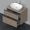 Duravit Waschtischunterbau D-NEO 2 Schubkästen 644x800x550mm eiche terra