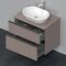 Duravit Waschtischunterbau D-NEO 2 Schubkästen 644x800x550mm basalt matt