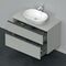 Duravit Waschtischunterbau D-NEO 2 Schubk 644x1000x550mm betongrau matt