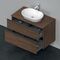Duravit Waschtischunterbau D-NEO 2 Schubk 644x1000x550mm nussbaum dunkel