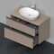 Duravit Waschtischunterbau D-NEO 2 Schubkästen 644x1000x550mm leinen