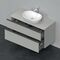 Duravit Waschtischunterbau D-NEO 2 Schubk 644x1200x550mm betongrau matt