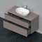 Duravit Waschtischunterbau D-NEO 2 Schubkästen 644x1200x550mm basalt matt