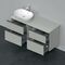 Duravit Waschtischunterbau D-NEO 644x1400x550mm 4 Schubk Be li betongr ma