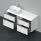 Duravit Waschtischunterbau D-NEO 644x1400x550mm 4 Schubk Be li weiß matt