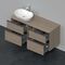 Duravit Waschtischunterbau D-NEO 644x1400x550mm 4 Schubk Be li Ei terra