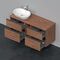 Duravit Waschtischunterbau D-NEO 644x1400x550mm 4 Schubk Be li NB natur