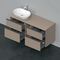 Duravit Waschtischunterbau D-NEO 644x1400x550mm 4 Schubk Be links leinen