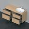 Duravit Waschtischunterbau D-NEO 644x1400x550mm 4 Schubk Be re Ei natur