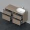 Duravit Waschtischunterbau D-NEO 644x1400x550mm 4 Schubk Be re Ei terra