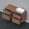 Duravit Waschtischunterbau D-NEO 644x1400x550mm 4 Schubk Be re NB natur